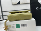 CHL - Mini Flap Bag Green For Women Bags 7.5in/19LO