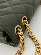CHL - Small Flap Bag Green For Women Bags 8.7in/22LO