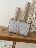 CHL -  Classic Diamond Flap Bag Gray For Women Bags 9.1in/23LO