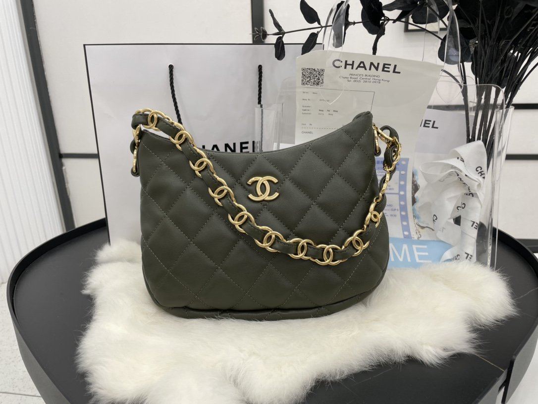 CHL - Hobo Handbag Emerald Green For Women Bags 9.4in/24LO