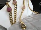CHL - Vanity With Chain Gray For Women Bags 6.2in/16LO