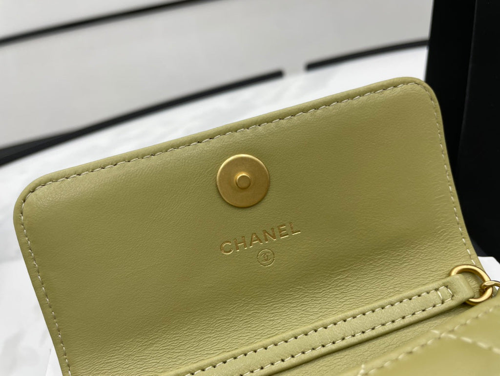 CHL - Mini Flap Bag Green For Women Bags 7.5in/19LO