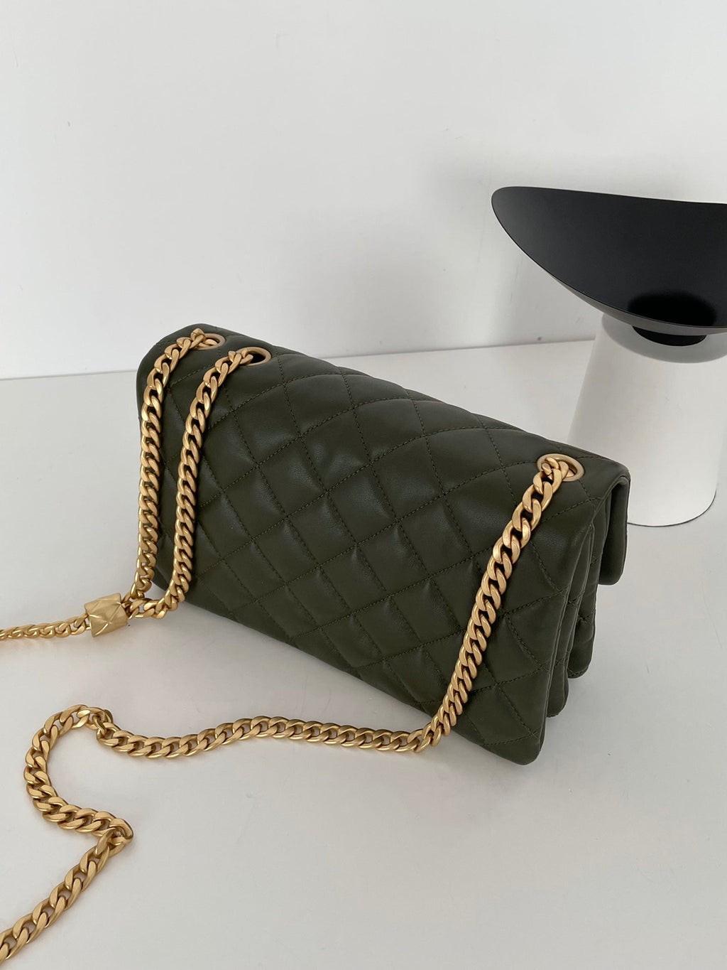 CHL - Small Flap Bag Green For Women Bags 8.7in/22LO