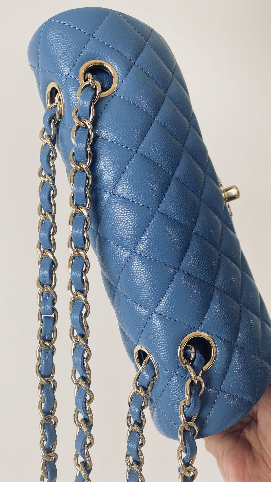 CHL - Small Classic Handbag Blue For Women Bags 9.1in/23LO
