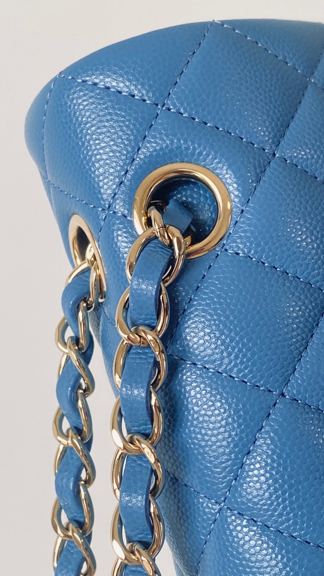 CHL - Small Classic Handbag Blue For Women Bags 9.1in/23LO