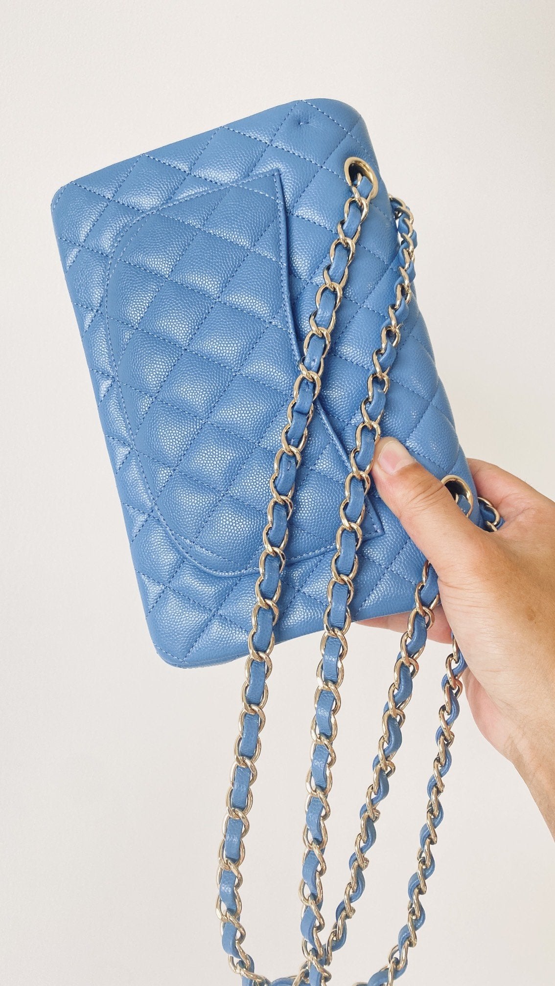 CHL - Small Classic Handbag Blue For Women Bags 9.1in/23LO