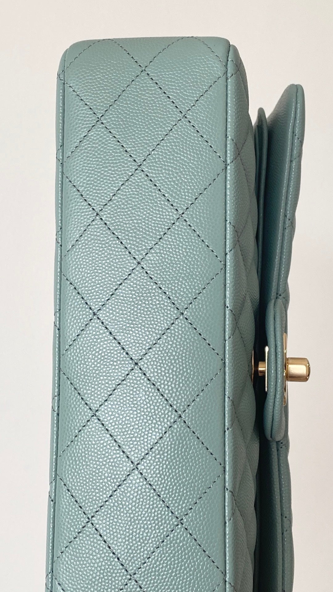 CHL - Small Classic Handbag Light Green For Women Bags 9.1in/23LO