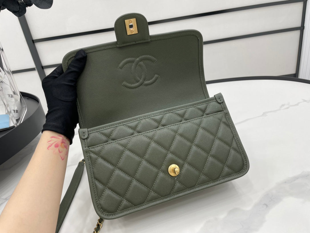 CHL -  AS3653 22K Bag Dark Green For Women Bags 9.8in/25LO