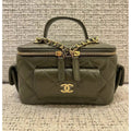CHL - Vanity Bag With Strap Dark Green For Women Bags 6.6in/17LO