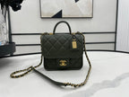 CHL -  22K Flap Bag Dark Green For Women Bags 8.1in/20.5LO