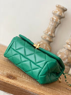 CHL -  Classic Diamond Flap Bag Green For Women Bags 9.1in/23LO