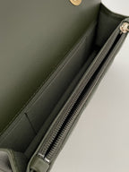 CHL - Wallet With Strap Dark Green For Women Bags 6.7in/17LO