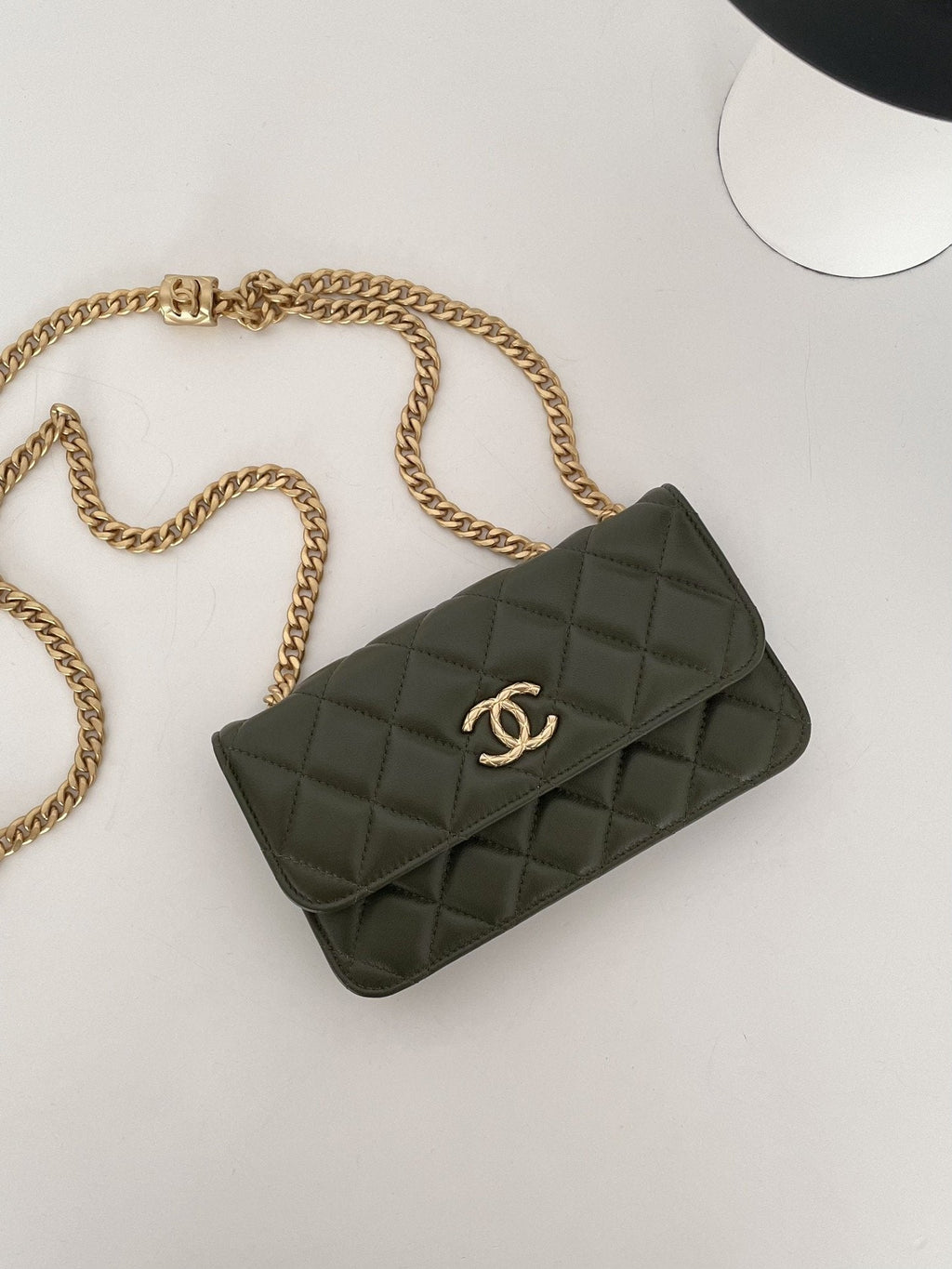 CHL - Wallet With Strap Dark Green For Women Bags 6.7in/17LO