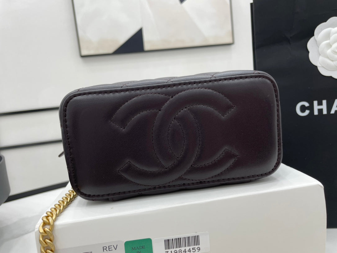 CHL - Small Vanity Case Purple For Women Bags 5.9in/15LO