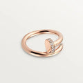 JUSTE RING 2.65MM PINK GOLD DIAMOND