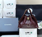 CC 25S Hobo Bag 25cm Burgundy Calfskin