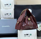 CC 25S Hobo Bag 25cm Burgundy Calfskin