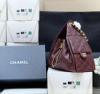 CC 25S Hobo Bag 25cm Burgundy Calfskin